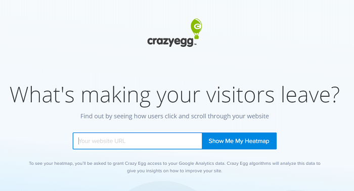 Crazy Egg: Call To Action