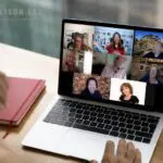 Deb Lee Hosting A Virtual Action Day Co-working Session With Entrepreneurs During A Thrive-Hive Meetup