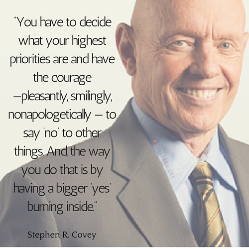 Stephen Covey's quotes are very inspiring for entrepreneurs.