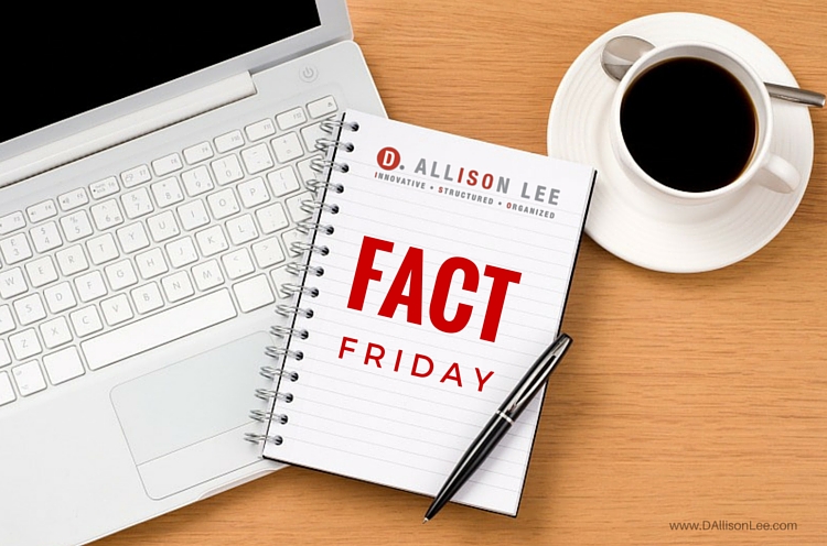 Fact Friday Productivity Statistics DAllisonLee.com