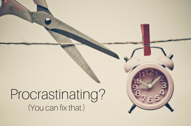 Procrastination Fix: 7 Ways to Get Started | DAllisonLee.com